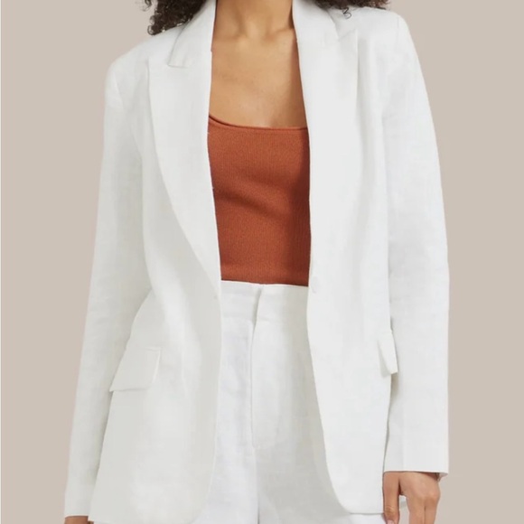 Modern Citizen Jessa Linen Blazer - Picture 4 of 13